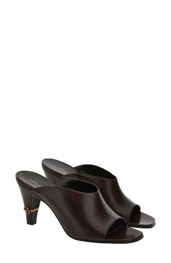 ヴェルサーチ レディース シューズ サンダル Versace Mule Sandal MokaGold ゴールド