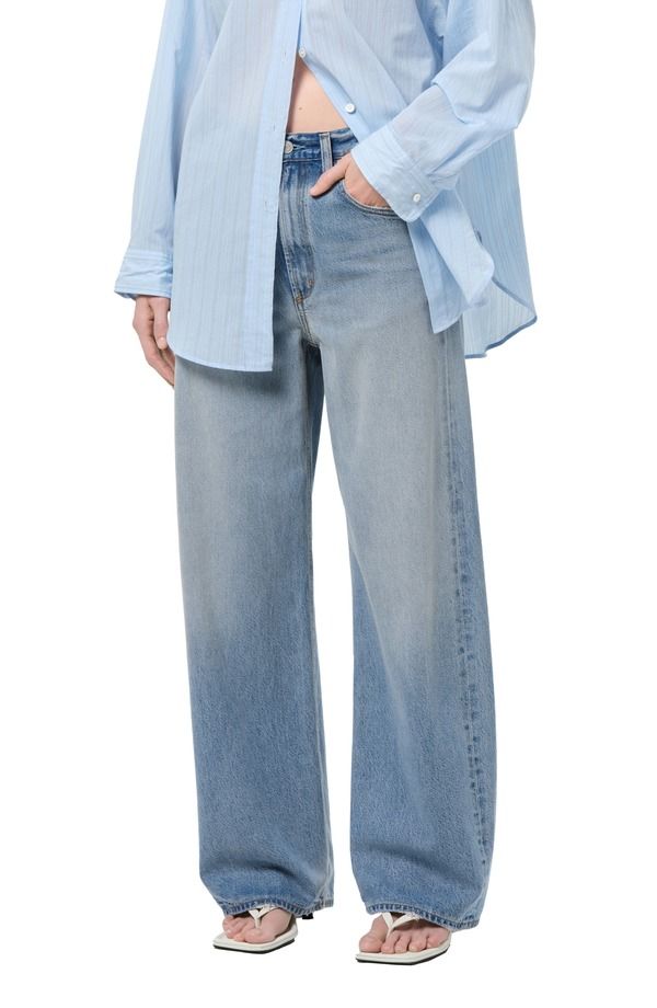 アゴルド レディース ボトムス デニムパンツ ジーンズ AGOLDE Low Curve Jeans Reset Medium Indigo インディゴ