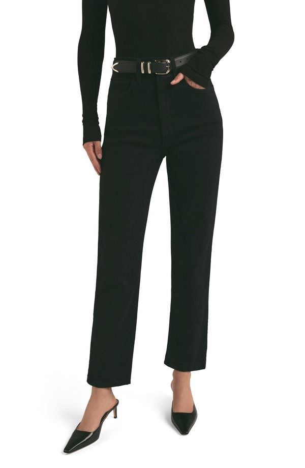 フェイバリット ドーター レディース ボトムス デニムパンツ ハイウエスト ジーンズ Favorite Daughter The Valentina Super High Waist Cigarette Jeans Basalt