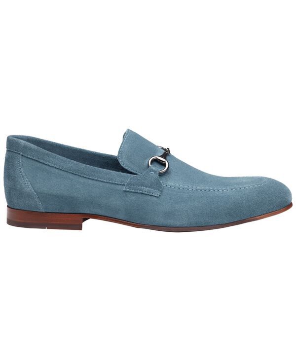 ジョンストンアンドマーフィー メンズ シューズ スリッポン・ローファー Johnston Murphy Mens Higgins Bit Round Toe Loafers Denim Sued デニム