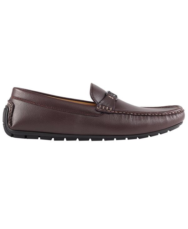 カルバンクライン メンズ シューズ スリッポン・ローファー Calvin Klein Mens Felty SlipOn Driving Loafers Dark Brown ブラウン