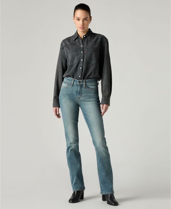 リーバイス レディース ボトムス デニムパンツ ブーツカット ブーツ ジーンズ Levis 315 Shaping Mid Rise Lightweight Bootcut Jeanspace Odyssey