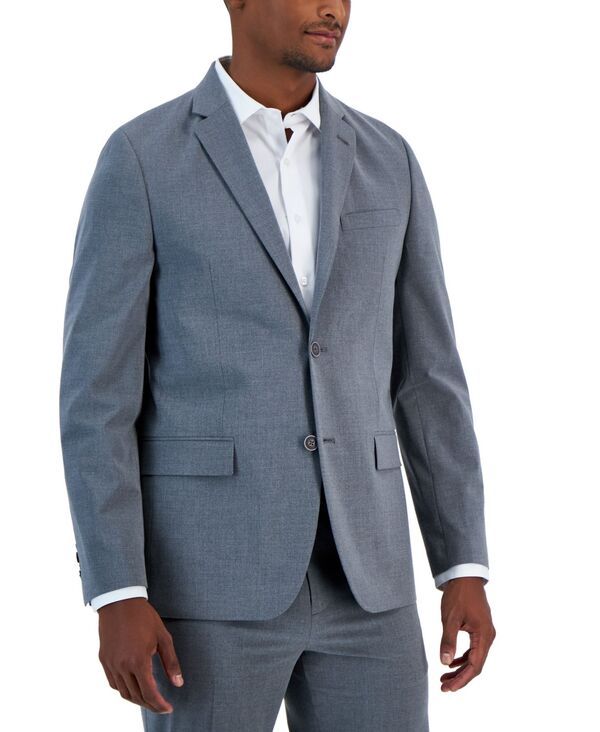ヴィンスカムート メンズ アウター ジャケット・ブルゾン Vince Camuto MenslimFit Spandex SuperStretch Suit Jacket Light Grey グレー