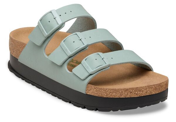 【送料無料】 ビルケンシュトック レディース サンダル シューズ Birkenstock Womens Florida Flex Platform Sandals Pure Sage