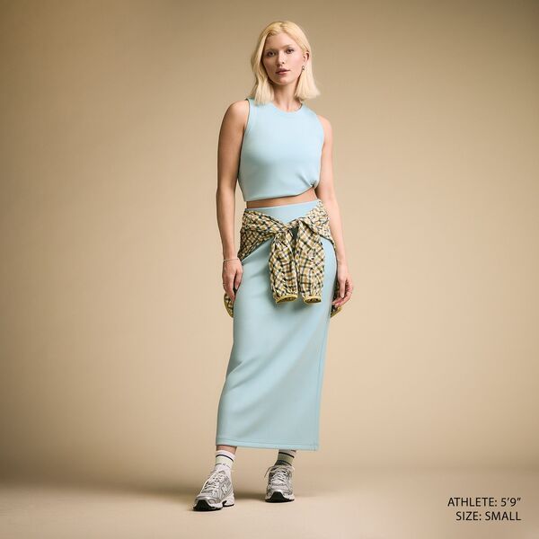 キャリー レディース ボトムスカート ミディ CALIA Womensandwash Midi Skirt Patina Blue ブルー