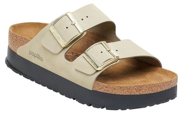 【送料無料】 ビルケンシュトック レディース サンダル シューズ Papillio by Birkenstock Womens Arizona Flex Platform BirkoFlor Sandals Eucalyptus