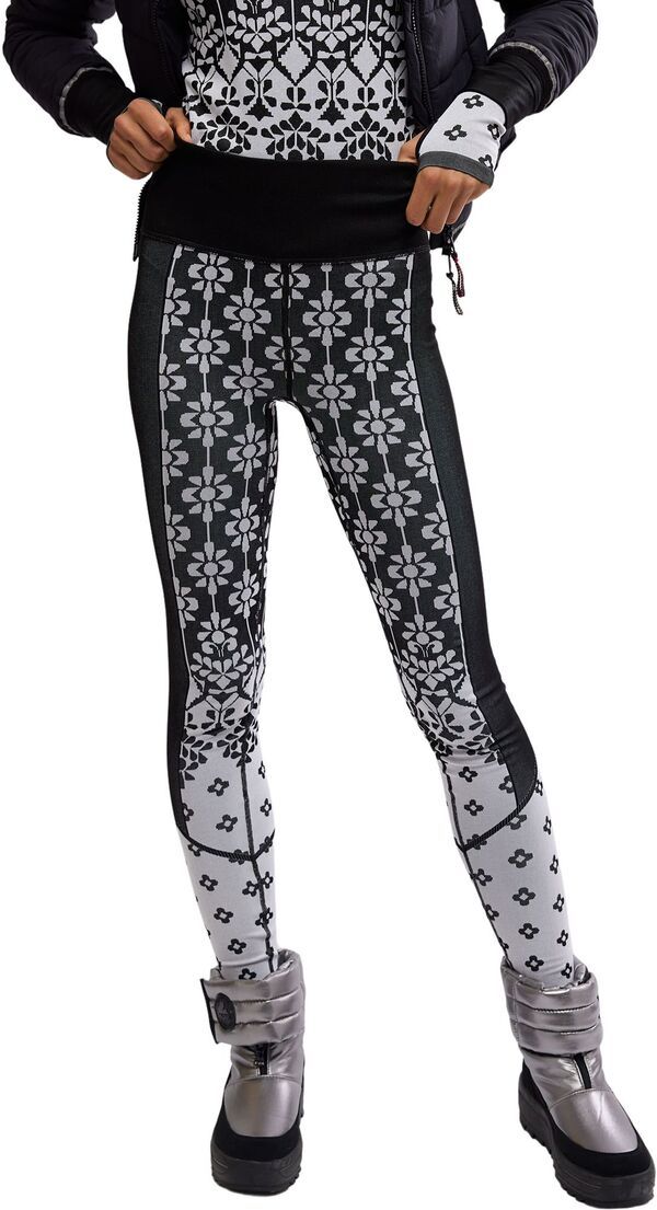 フリーピープル レディース ボトムス カジュアルパンツ レギンス FP Movement Womens Myoko Jacquard Base Leggings Onyx