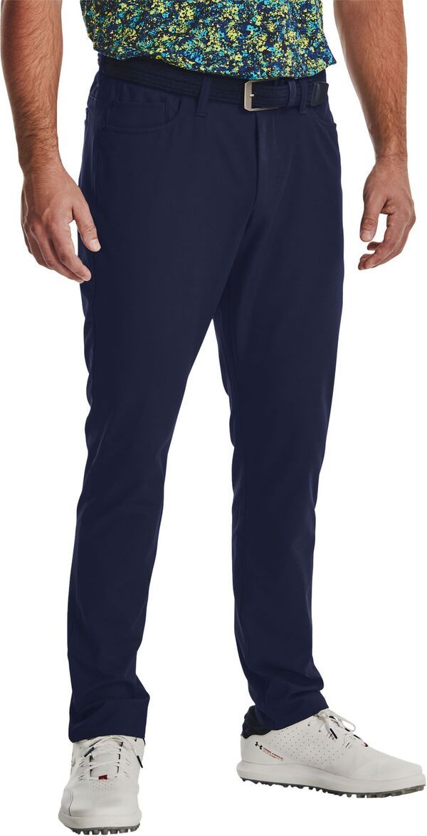 アンダーアーマー メンズ ボトムス カジュアルパンツ Under Armour Mens Drive 5Pocket Golf Pants Midnight NavyWhite ホワイト
