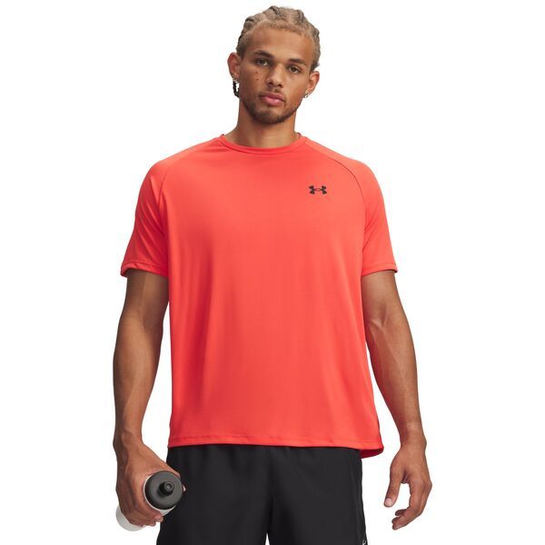 アンダーアーマー メンズ トップス シャツ Under Armour Mens Tech 20 Short Sleeve TShirt Venom RedBlackBlk ブラック