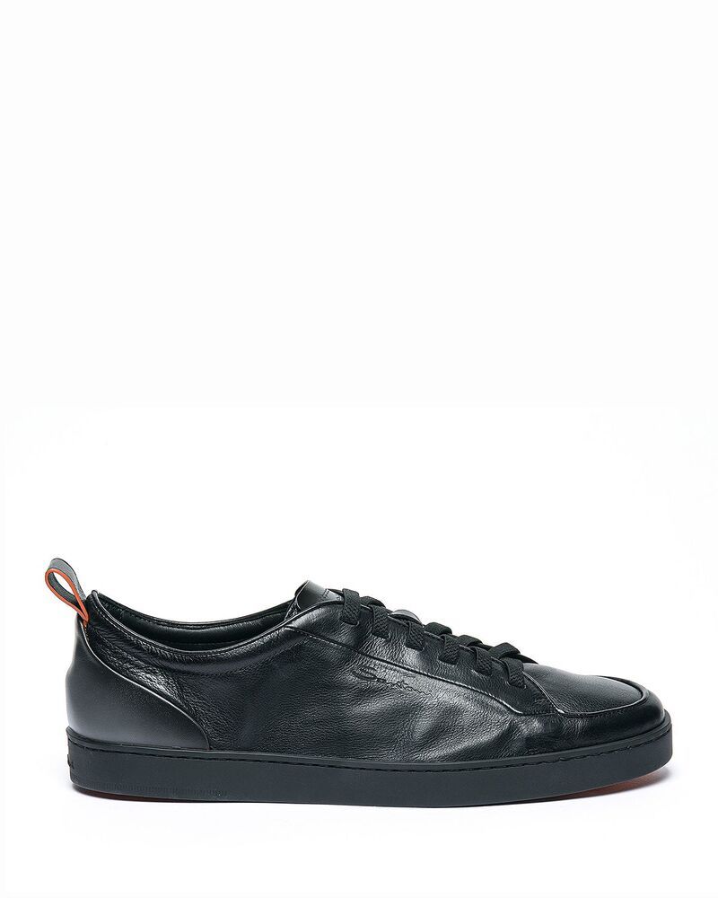 サントーニ メンズ シューズ スニーカー レース Santoni Mens Off Duty Lace Up Sneakers Black ブラック