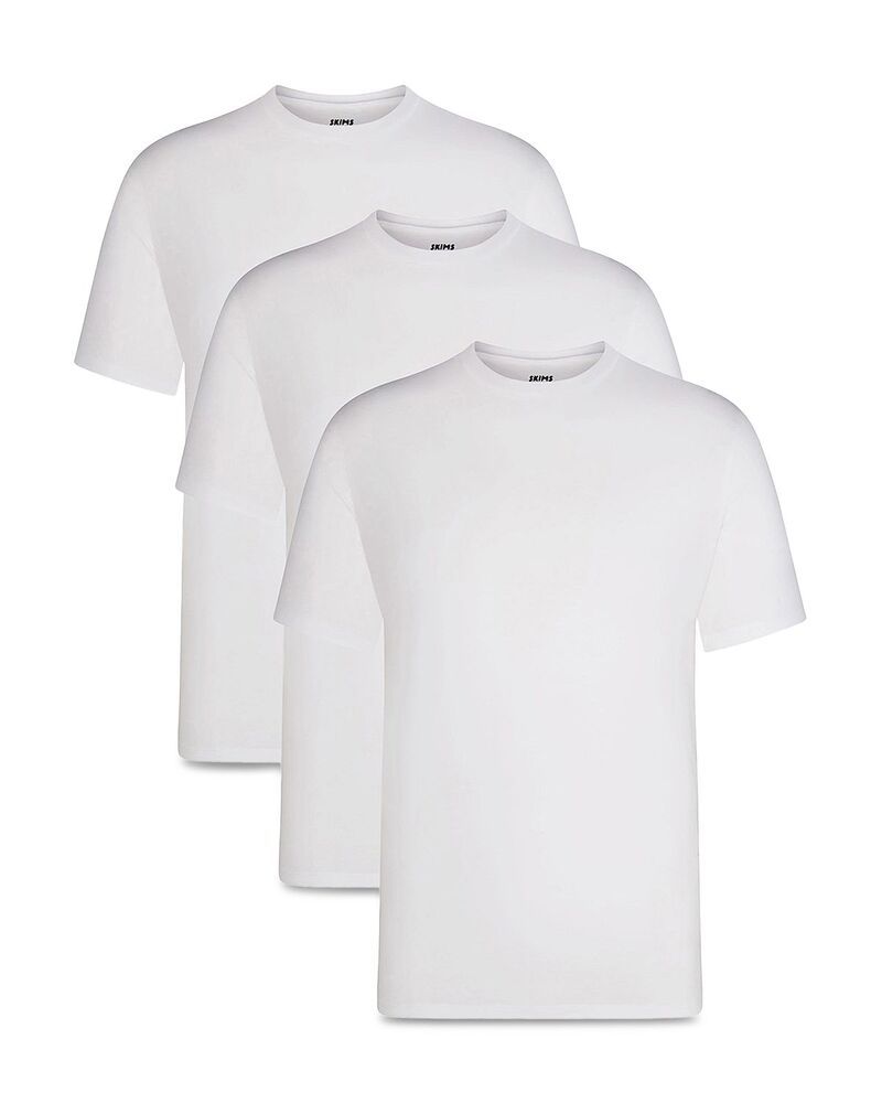スキムズ メンズ トップス シャツ クルーネック SKIMS Light Crewneck TShirt Pack of 3 Chalk チョーク