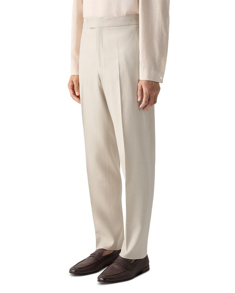 ゼニア メンズ ボトムス カジュアルパンツ ZEGNA Oasi Lino Pants Ivory アイボリー