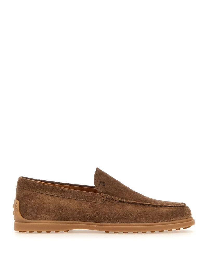 トッズ メンズ シューズ スリッポン・ローファー レザー Tods Mens Leather Loafers Dark Brown ブラウン
