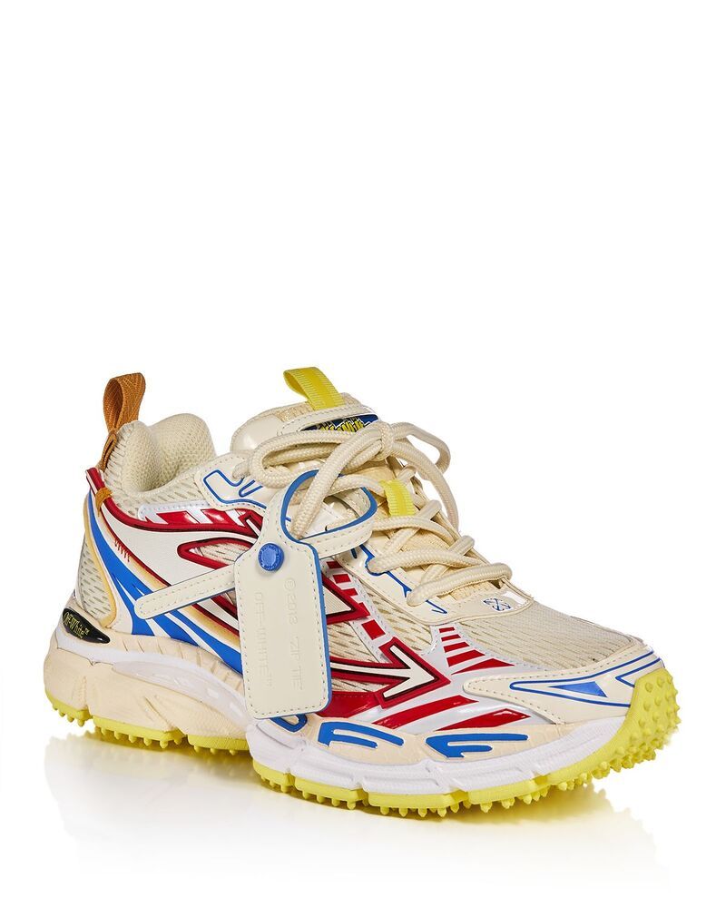 オフホワイト メンズ シューズ スニーカー OffWhite Mens Be Right Back Sneakers Blue Red ブルー