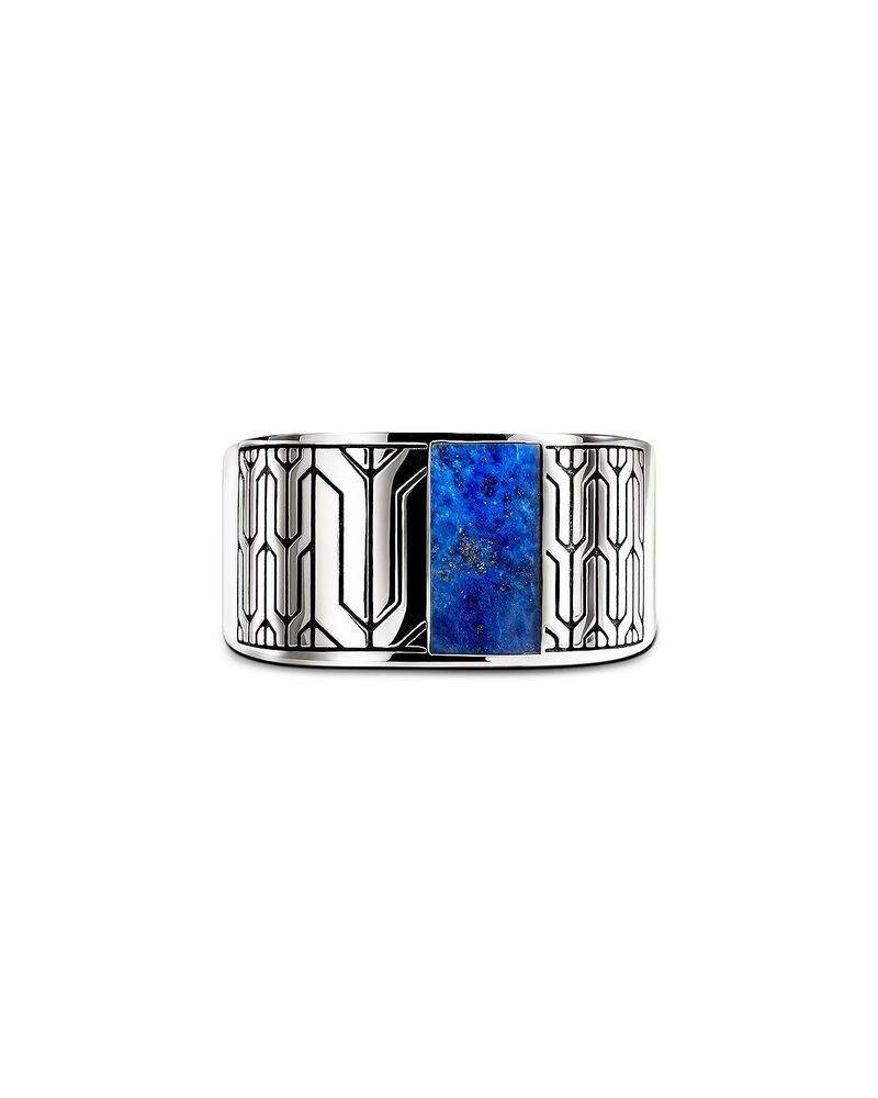 ジョン・ハーディー レディース アクセサリー リング JOHN HARDY Sterling Silver Lapis Lazulicon 50 Signet Ring Lapis Lazuli シルバー