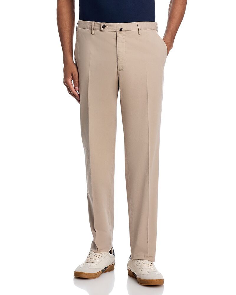 スローウエア メンズ ボトムス カジュアルパンツ レギュラーフィット コットン Slowear Incotex Royal Batavia Regular Fit Garment Dyed Stretch Cotton Pants Tan タン