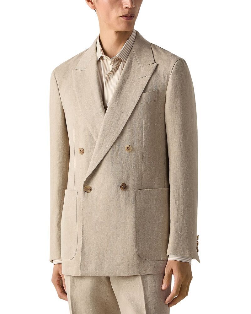 ゼニア メンズ アウター ジャケット・ブルゾン ZEGNA Oasi Lino Jacket Lightaupe トープ