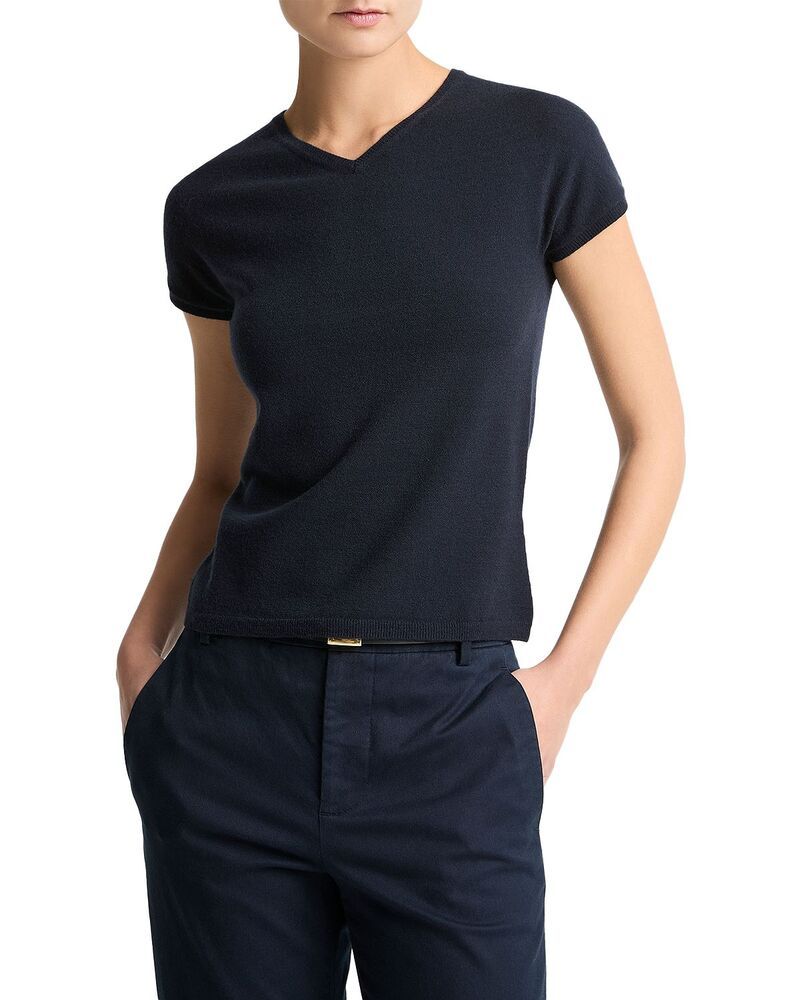 ヴィンス レディース トップス Tシャツ Vネック Vince High V Neck Teeclipse