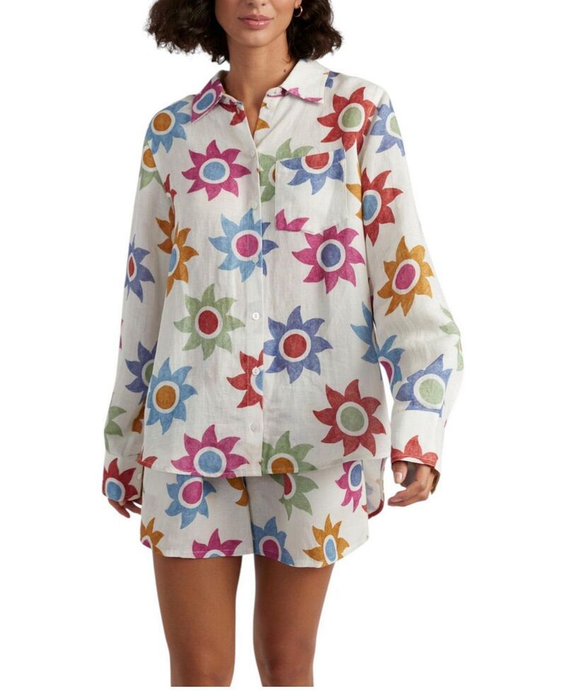 チンティアンドパーカー レディース トップス シャツ コットン Chinti Parker Womens Cotton Sol Shirt CreamMulti クリーム