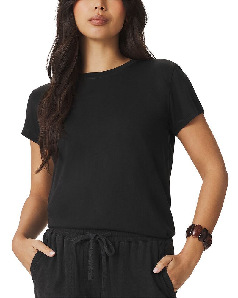 スプレンディット レディース トップス Tシャツ クルーネック Splendid Regen Crewneck Tee Black ブラック