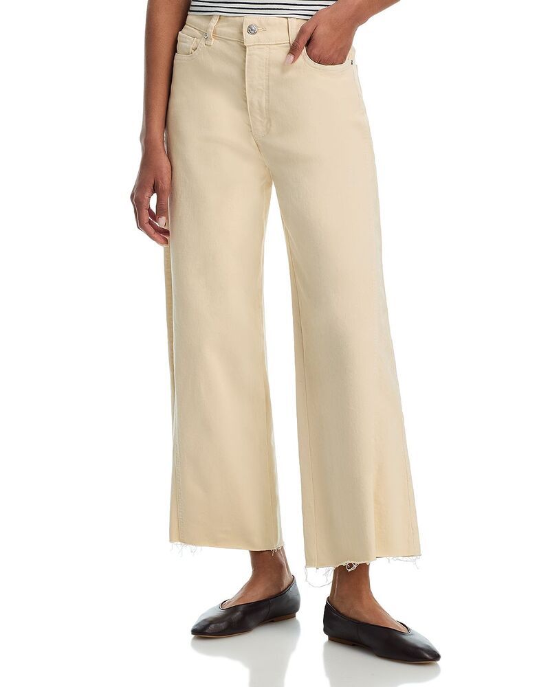 ペイジ レディース ボトムス デニムパンツ ワイドレッグ ジーンズ PAIGE Anessa High Rise Wide Leg Jeans in Butteryellow Butteryellow イエロー