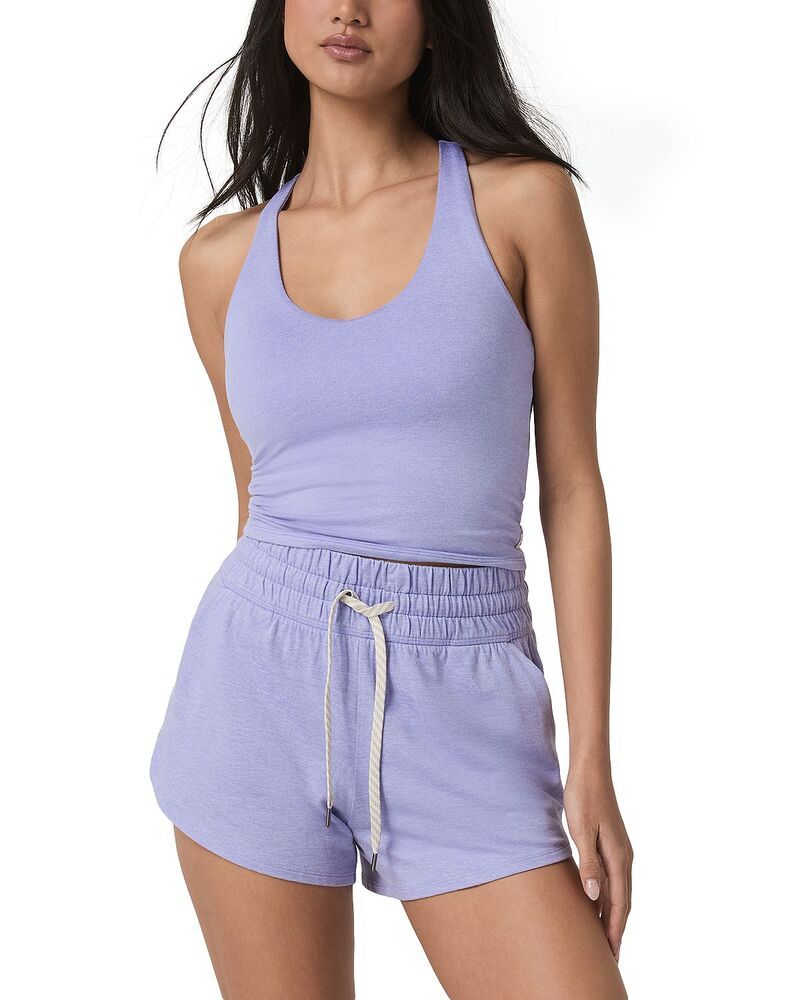 ビュオーリ レディース トップス タンクトップ Vuori Halo Performance Crop Tank Top Hyacintheather ヘザー