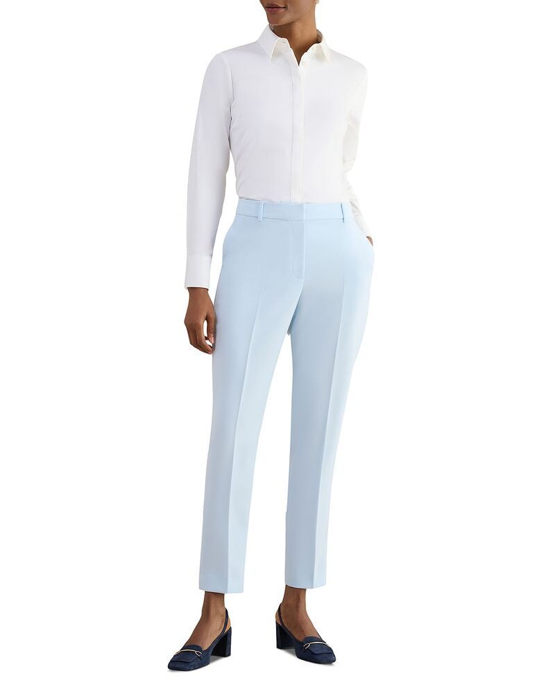 ホッブスロンドン レディース ボトムス カジュアルパンツ HOBBS LONDON Keighley Slim Pants Pale Blue ブルー
