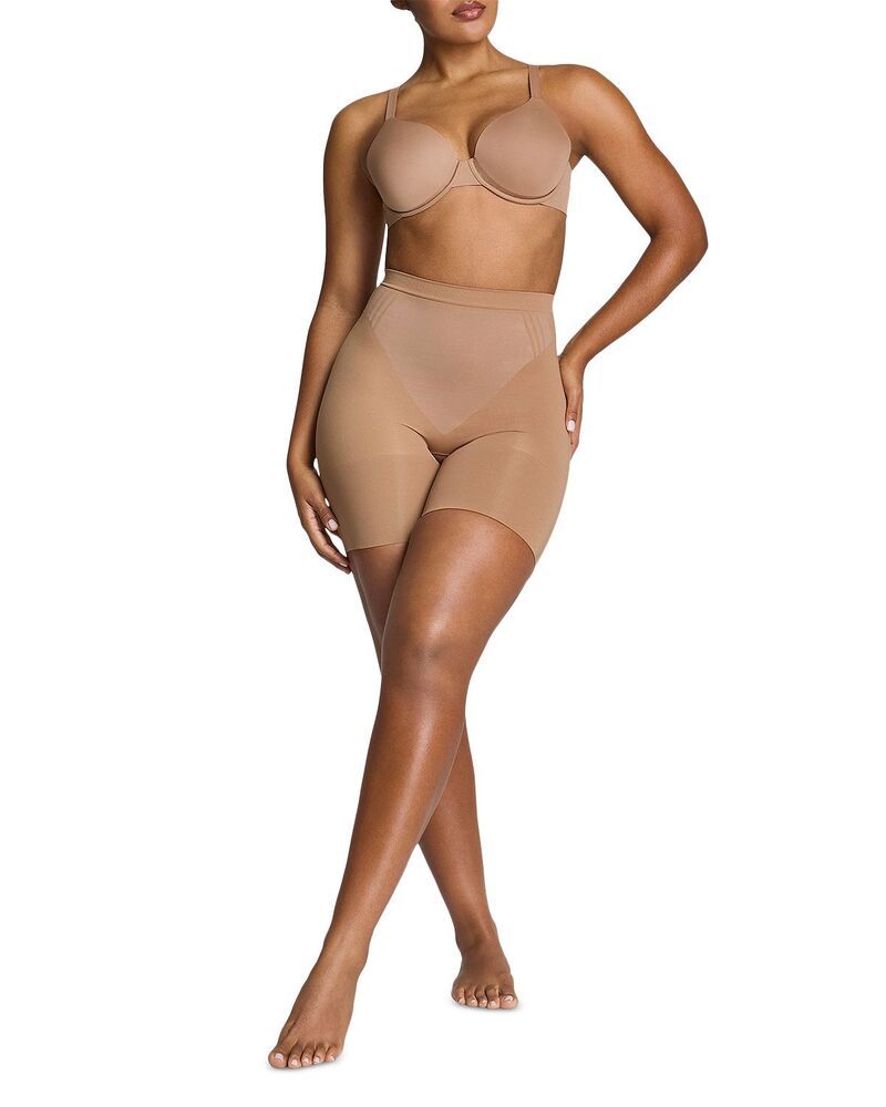 スパンク レディース ボトムス ハーフパンツ・ショーツ ショートパンツ SPANXsculpt Go Figure Mid Thigh Shorts Cinnamon