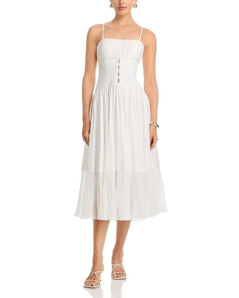 ビーシービージーマックスアズリア レディース トップス ワンピース BCBGMAXAZRIA Sara Dress White ホワイト