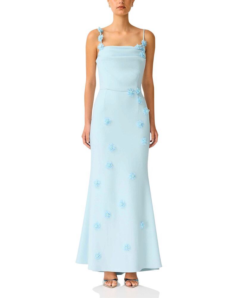 エリアット レディース トップス ワンピース フラワー柄 フラワー Elliatt Iliana Floral Gown Baby Blue ブルー 77,440円