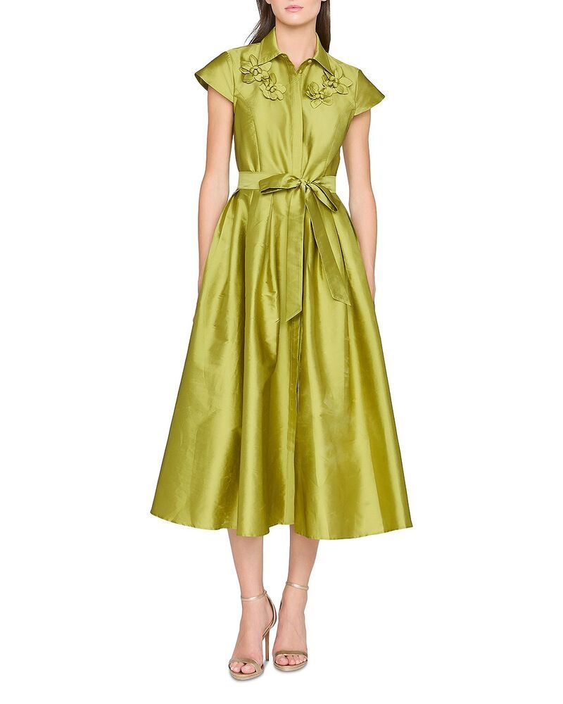 セイア レディース トップス シャツ Theia Vada Taffeta Shirt Dress Peridot 103,840円