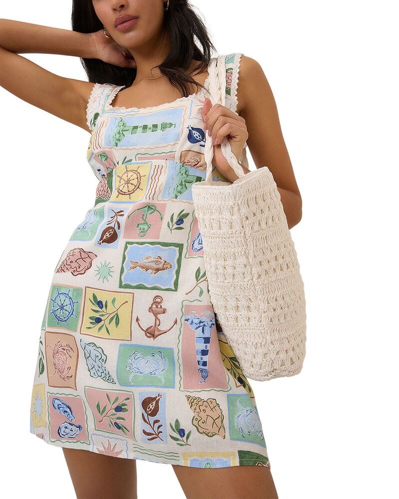 ノーバディーズ チャイルド レディース トップス ワンピース ミニ Nobodys Child Ciara Mini Dress Open White ホワイト