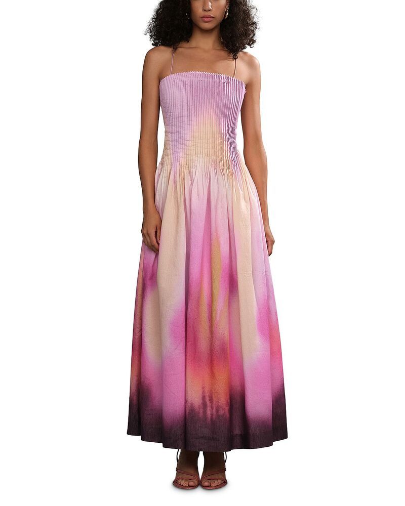 アムール レディース トップス ワンピース Amur Grecia Dress Flora In Focus