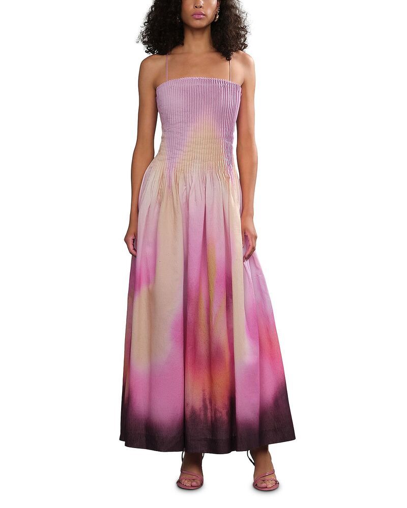 アムール レディース トップス ワンピース Amur Grecia Dress Flora In Focus