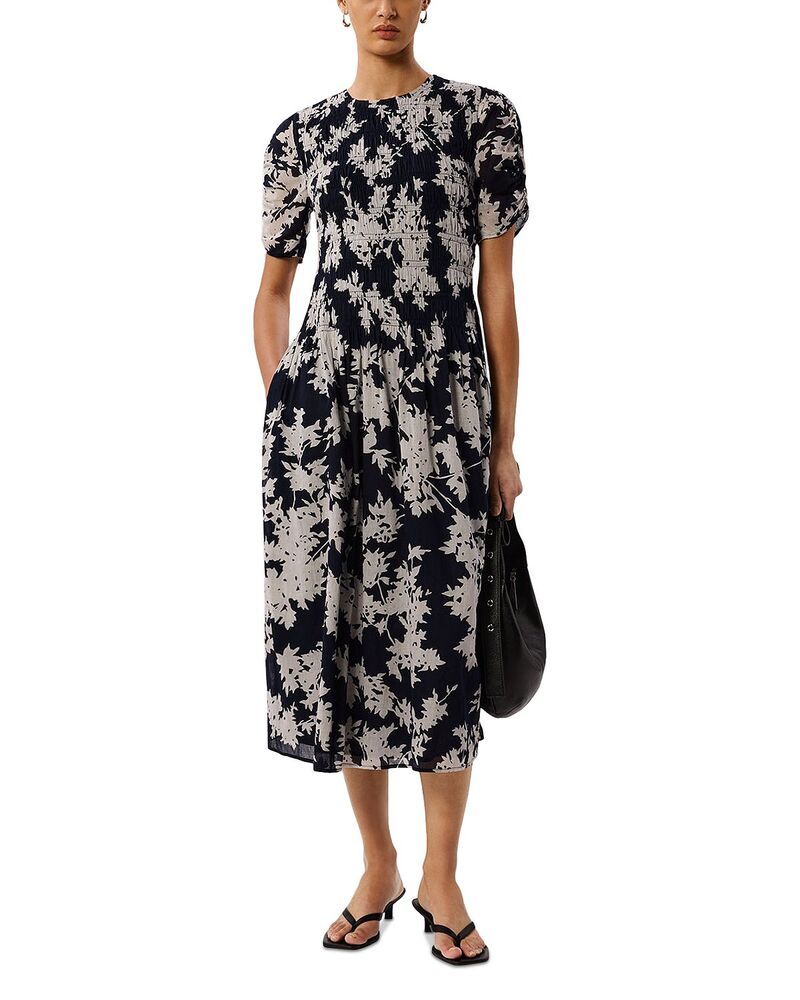 ホイッスルズ レディース トップス ワンピース フラワー柄 フラワー Whistleshadow Floral Avery Dress NavyMulti ネイビー