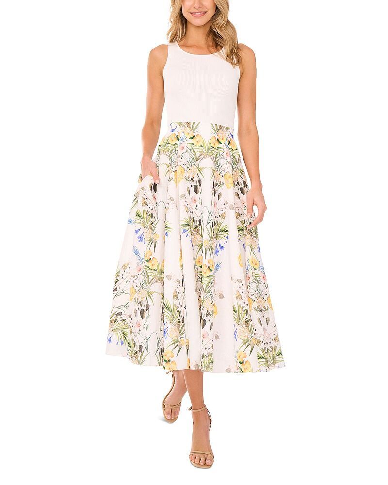 テッドベーカー レディース ボトムスカート A ライン ミディ リネン Ted Baker Linen A Line Midi Skirt Ultra White ホワイト