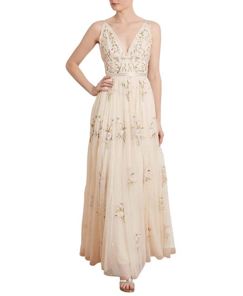 ニードルアンドスレッド レディース トップス ワンピース Needle Thread Petunia Gown Champagne シャンパン