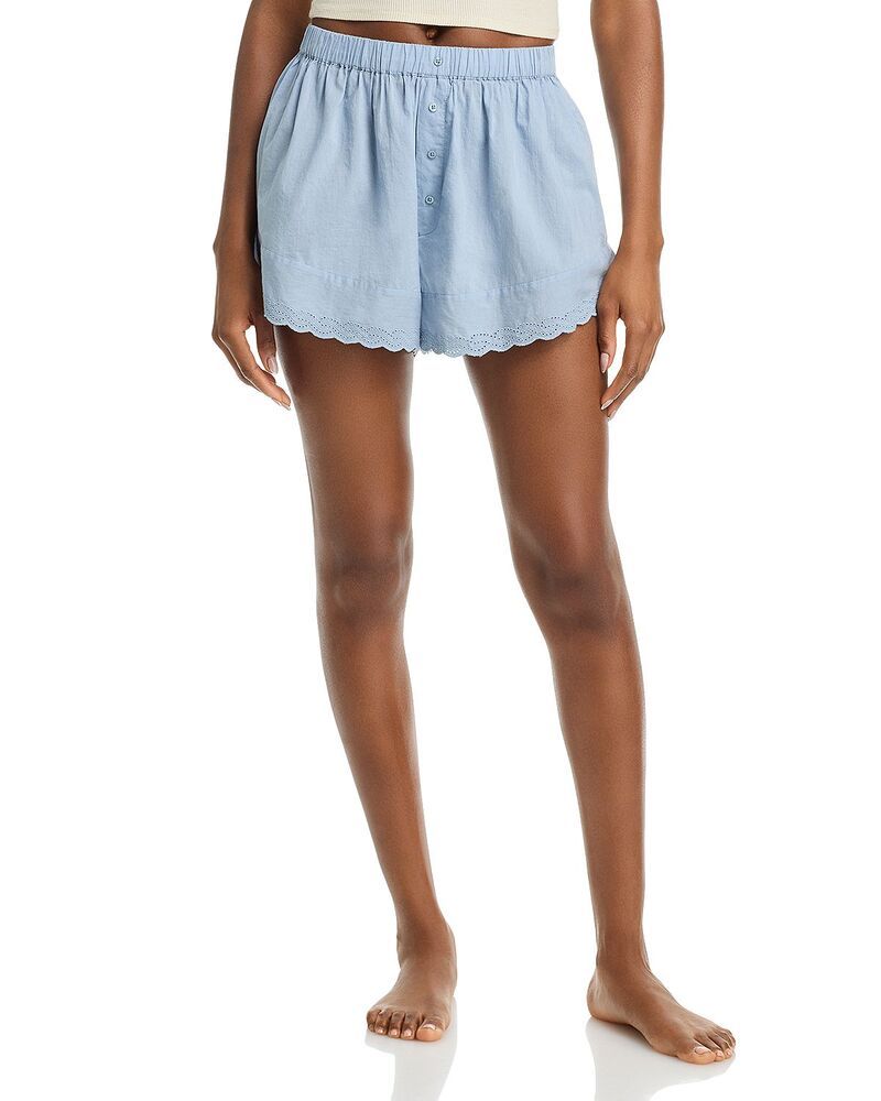 ザ・グレート レディース ボトムス ハーフパンツ・ショーツ ショートパンツ THE GREAT Theyelet Sleep Shorts Rainwater