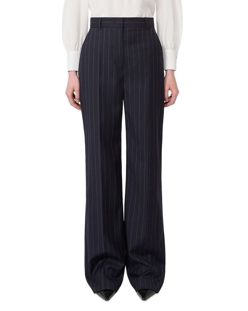 マックスマーラ レディース ボトムス カジュアルパンツ Max Mara Studio Mstenfasi Pants Navy ネイビー