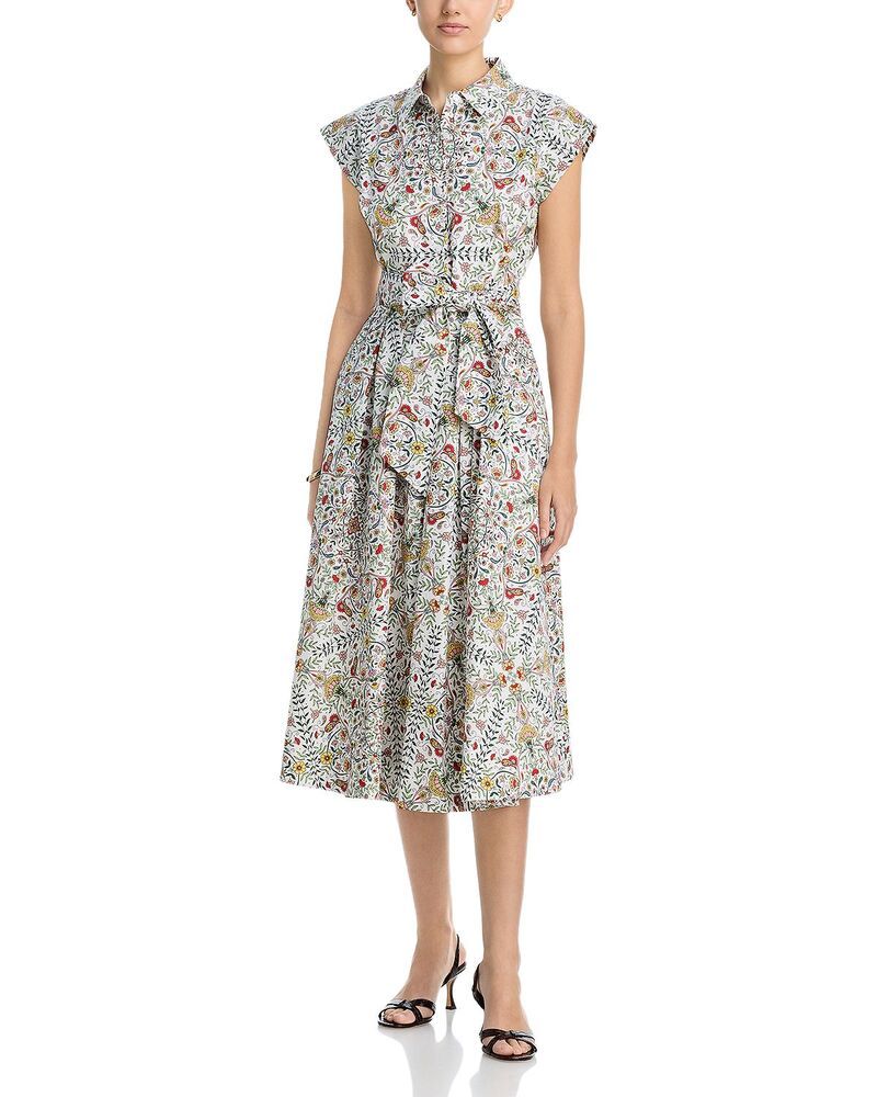 エリータハリ レディース トップス ワンピース フラワー柄 フラワー Elie Tahari The Fran Folk Floral Dress Folk Floral