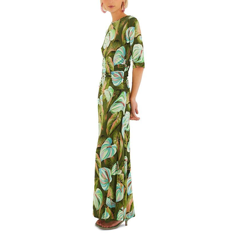 ファーム レディース トップス ワンピース マキシ FARM Rio Anturium Leaves Maxi Dress Anturium L
