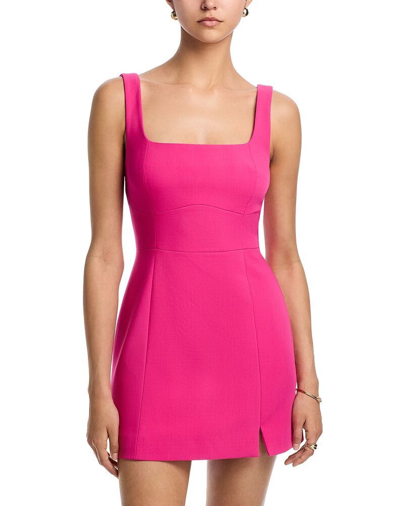 フレンチコネクション レディース トップス ワンピース FRENCH CONNECTION Azra Slit Frontwill Dress Electric Pink ピンク