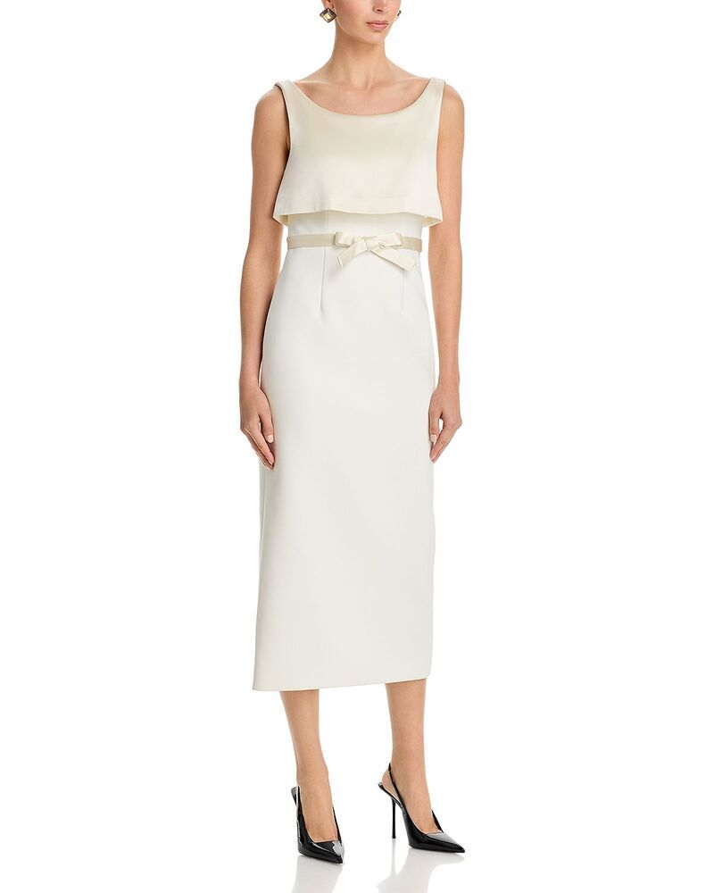 サンク セプト レディース トップス ワンピース Cinq Sept Mila Dress Cream クリーム