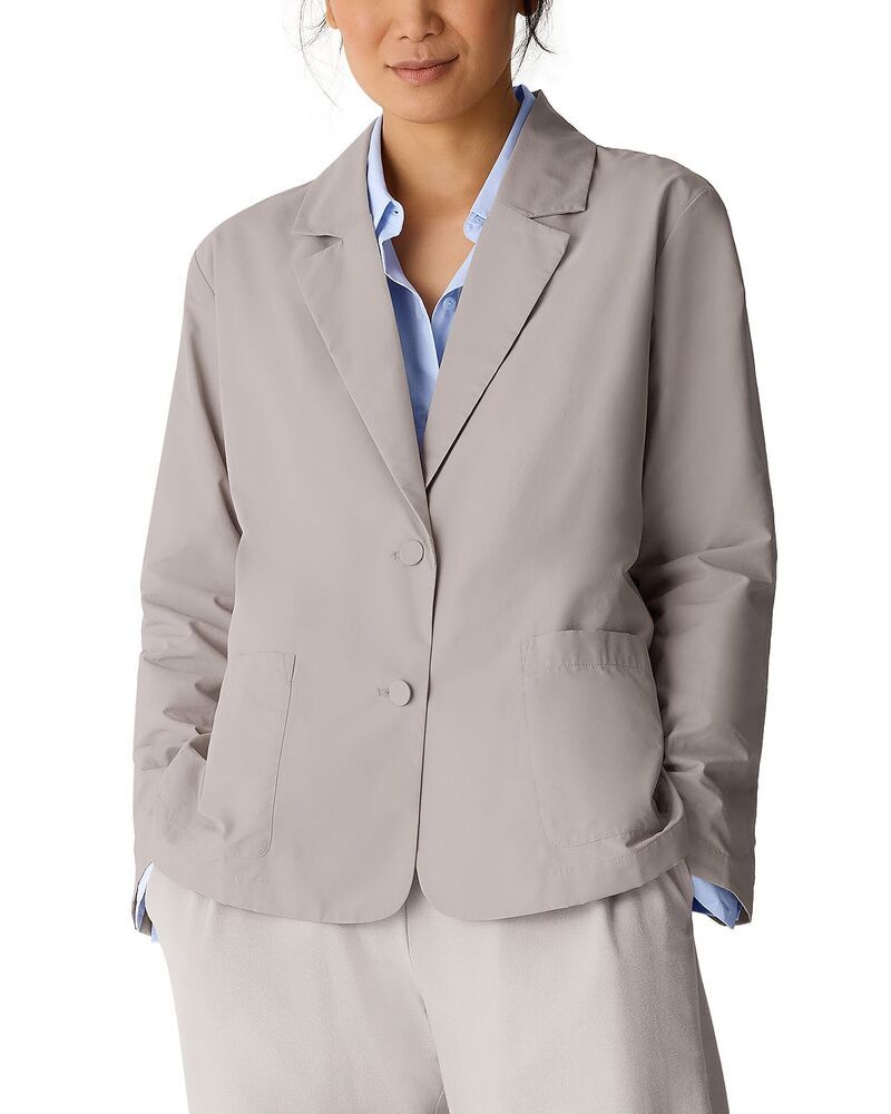 エイリーンフィッシャー レディース アウター ジャケット・ブルゾン ナイロン コットン ブレザー Eileen Fisher Light Cottonylon Easy Blazer Dove
