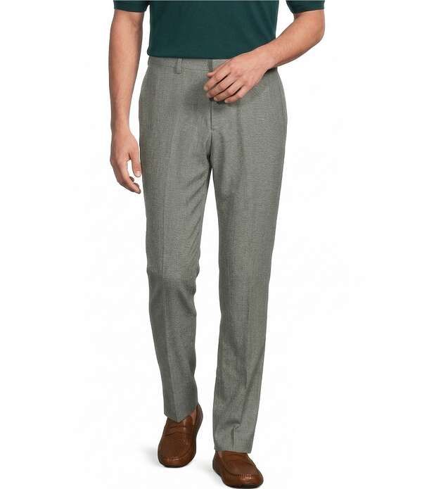 ラウンドトゥリーアンドヨーク メンズ ボトムス カジュアルパンツ リネン Roundtree Yorke Classic Fit Flat Front Solid Linen Dress Pants Green グリーン