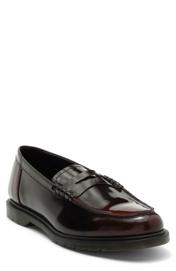 ドクターマーチン メンズ シューズ スリッポン・ローファー Dr Martens Mayfare Loafer Cherry Red レッド
