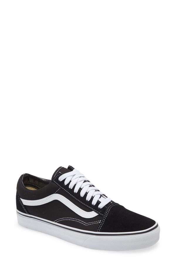 バンズ メンズ シューズ スニーカー Vans Old Skool Sneaker Black Whit ブラック