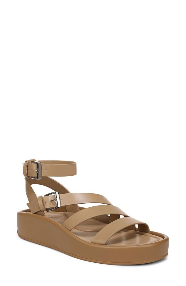 ナチュライザー レディース シューズ サンダル プラットフォーム アンクル Naturalizer So Sweet Platform Ankle Strap Sandal Dune Dustan タン