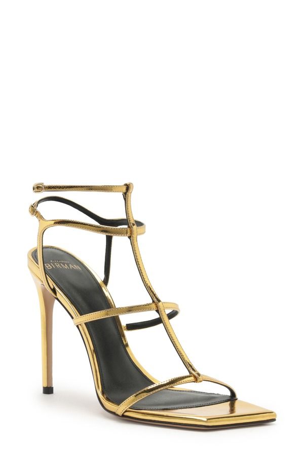 アレクサンドラバードマン レディース シューズ サンダル Alexandre Birman Amanda Cage Sandal Golden