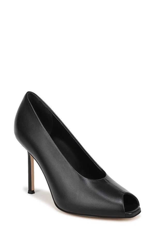フェイバリット ドーター レディース シューズ パンプス Favorite Daughter Yara Peep Toe Pump Black ブラック